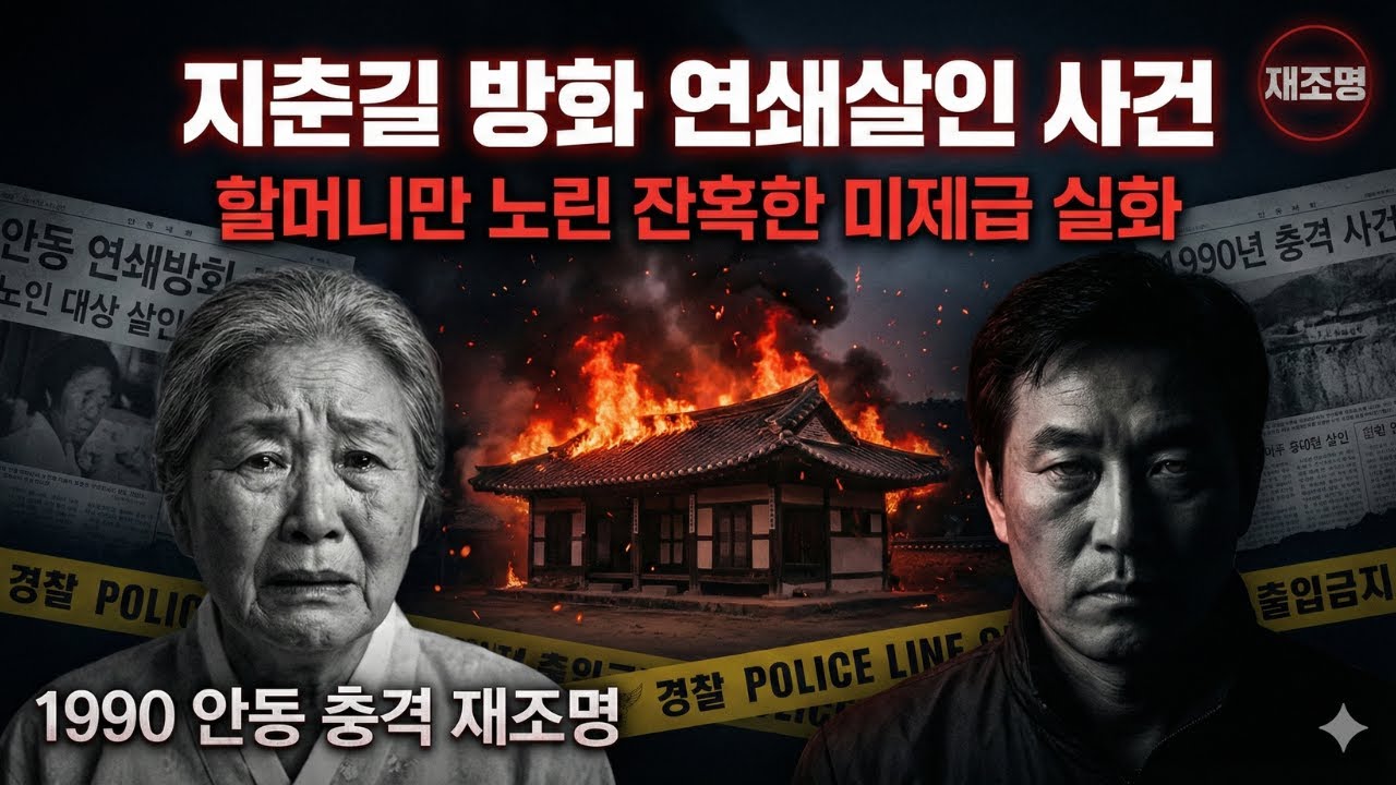 지춘길 방화 연쇄살인 사건 | 할머니만 노린 잔혹한 실화 (1990 안동)