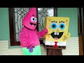 TERPESONA !! PATRICK STAR & SPONGEBOB SQUAREPANTS COSPLAY BERGOYANG - Kostum Patrick & Spongebob