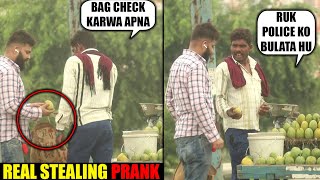 Stealing Fruits Prank And Getting Caught | Pranks in India 2021 | Unglibaaz