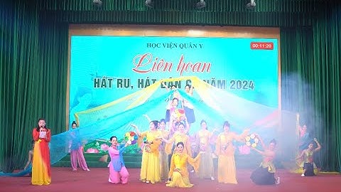 Các tiết mục của Bệnh viện Quân y 103 tham gia Liên hoan hát ru, hát dân ca năm 2024