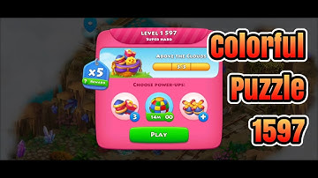 Colorful Puzzle Level 1597 Super Hard