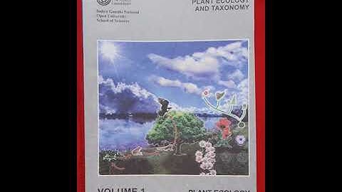 BBYCT-133 PLANT ECOLOGY AND TAXONOMY (PLANT ECOLOGY BLOCK 1&2)
