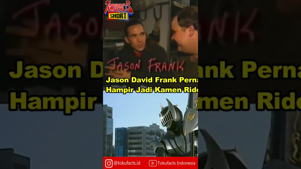 Jason David Frank pernah hampir main jadi Kamen Rider