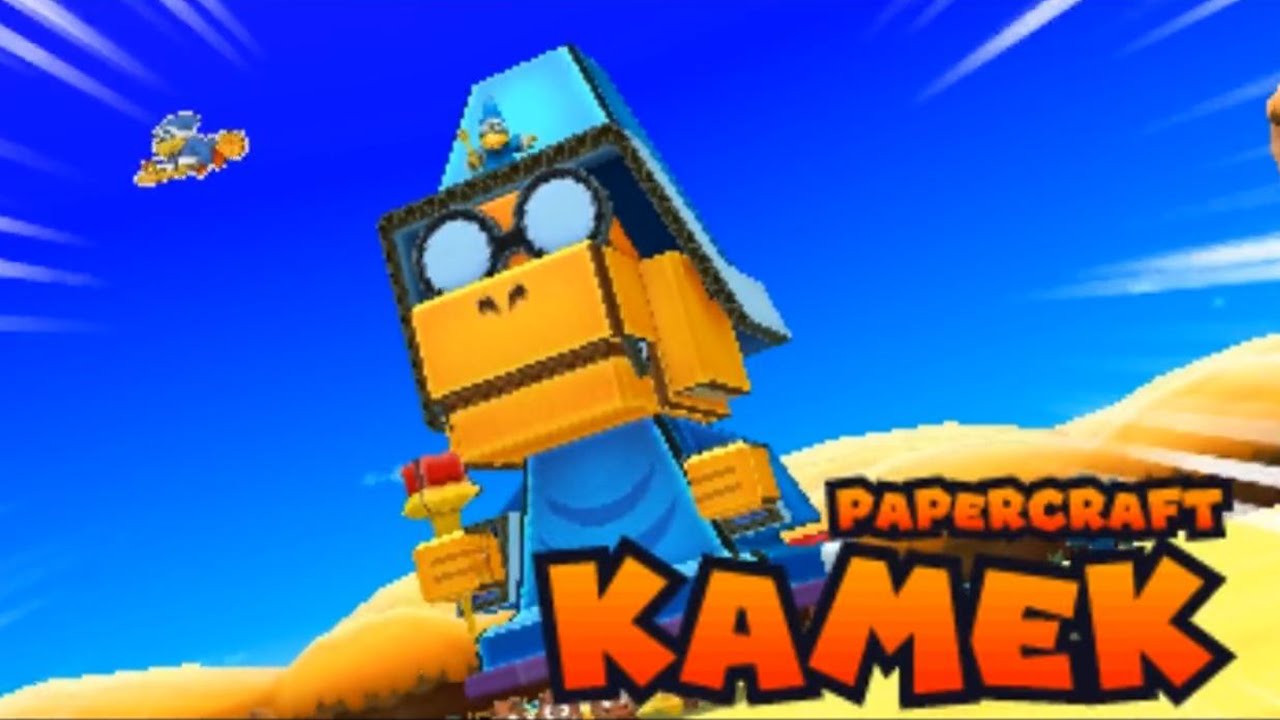 Mario & Luigi Paper Jam Bros Walkthrough Part 11 Papercraft Kamek - YouTube