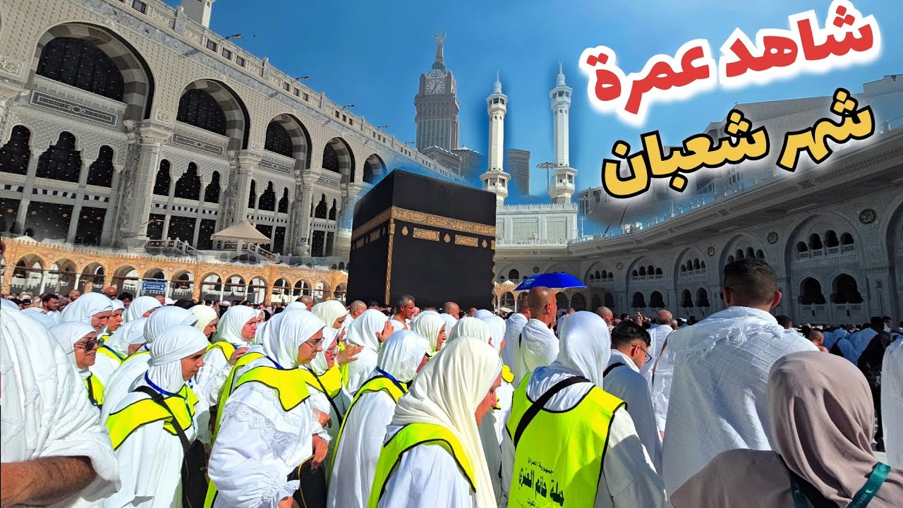 شاهد أجواء العمرة في شهر شعبان