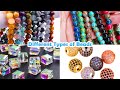 Different types of beads Types of beads Beads and stones Beads and fashion Beads