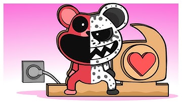 Smiling Critters but Zoonomaly Monster Bear Cardboard (Poppy Playtime Chapter 3 animation)