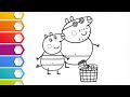 😍daddy🐖pig drawing l easy peppa pig🐷dad drawing for kids l easy drawing l drawing pig l kids drawing
