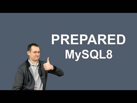 Видео: Что такое подготовленный оператор в MySQL?