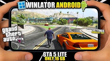 GTA 5 Lite on Android Winlator Ludashi v2.7.2 Gameplay Test | Snapdragon 8s Gen 3 POCO F6 