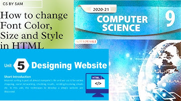 Formatting Tag in HTML|9th class|Computer Science |Designing Website | Unit 5 |HTML Tutorial|CSBysam