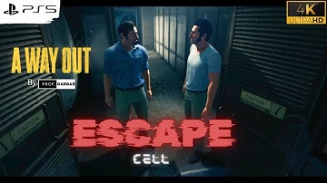 A Way Out | Escape Cell | Part 2 | Gameplay Walkthrough | PS5