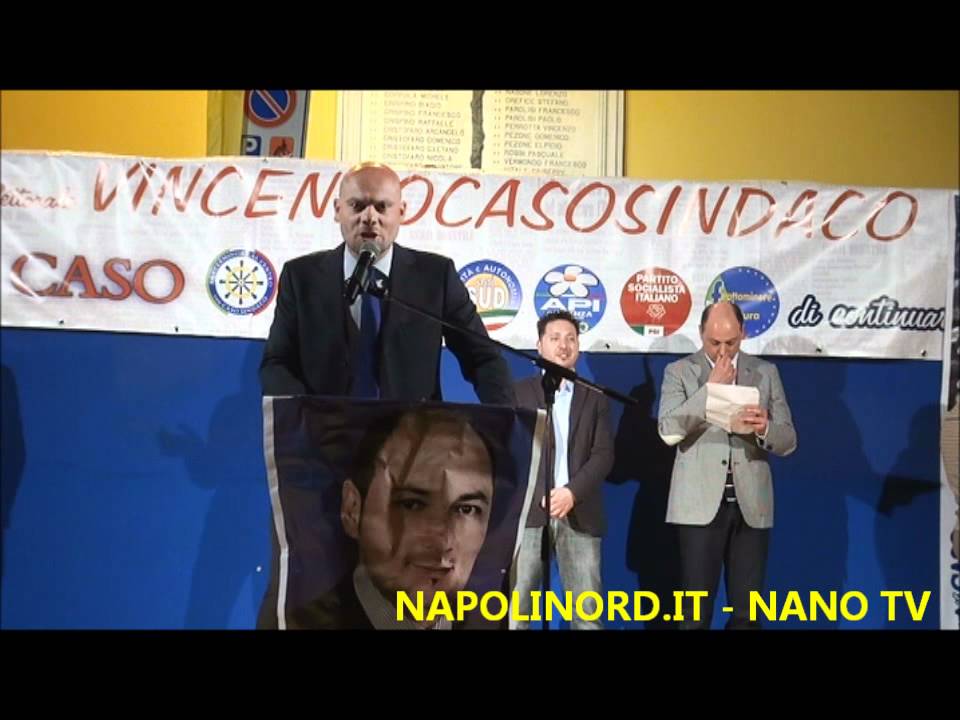 NANO TV - AMMINISTRATIVE FRATTAMINORE. INTERVENTO VICESINDACO SAVIANO IN PIAZZA ATELLA