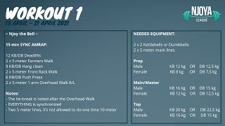 Workout 1 Movement Standards - Support your box 2 - Njoya League 15 April - 21 April 2021