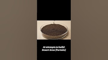 Building part of the Fortnite desert region w/ AI? #ai #fortnite #games #shorts #gaming #videogames