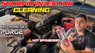 Scorpio Injector Cleaning With Liqui moly Diesel Purge