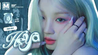 [AI COVER] How Would (G)I-DLE sing '해야 (HEYA)' by IVE (Line Distribution)