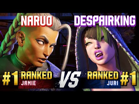 SF6 ▰ NARUO (#1 Ranked Jamie) vs DESPAIRKING | LONGZHU (#1 Ranked Juri) ▰ Ranked Matches
