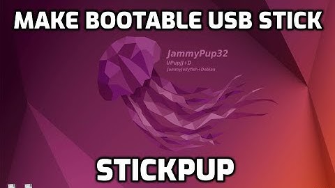 Make a bootable USB stick for both legacy and UEFI PCs using StickPup application.