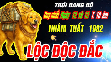 TRÚNG ĐỘC ĐẮC Tuổi NHÂM TUẤT 1982 đúng 2 ngày duy nhất T10 âm THẦN TÀI BÁO MỘNG TAY ÔM TIỀN TỶ