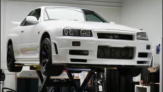 R34 Nissan Gtr Detailing To Perfection Laser Cleaning  Dry Ice U0026  Body Ppf