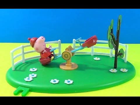 peppa pig seesaw playset