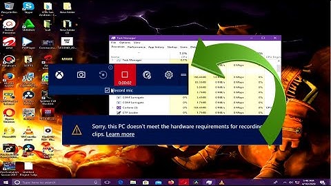 Windows Game Bar cant record video clips FIXED 2020!