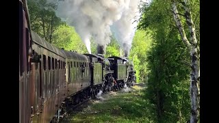 Double S160s STORM up the bank!!!Churnett Valley  4th May 2024