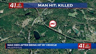 61-year-old pedestrian killed in Milledgeville crash