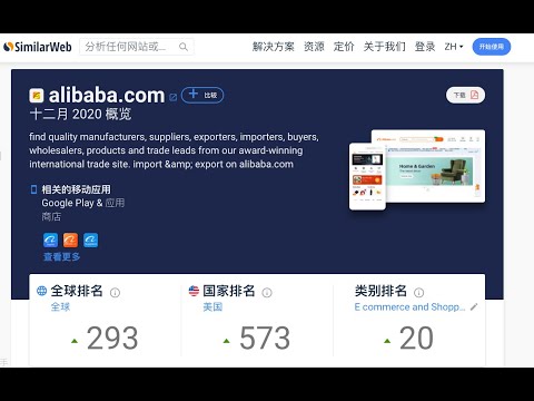 世界最好的网站分析神器SimilarWeb