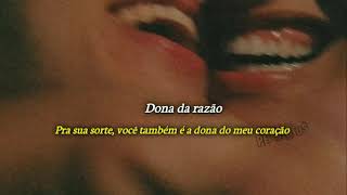 Video thumbnail of "Dona da Razão - Breno Casagrande (Letra) (Vídeos Para Status)"