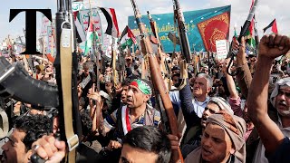 LIVE: Yemen's Houthis stage protest after US-UK airstrike