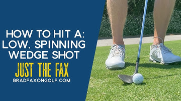 Low Spinning Wedge Shot