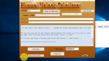 Huawei Unlock Calculator