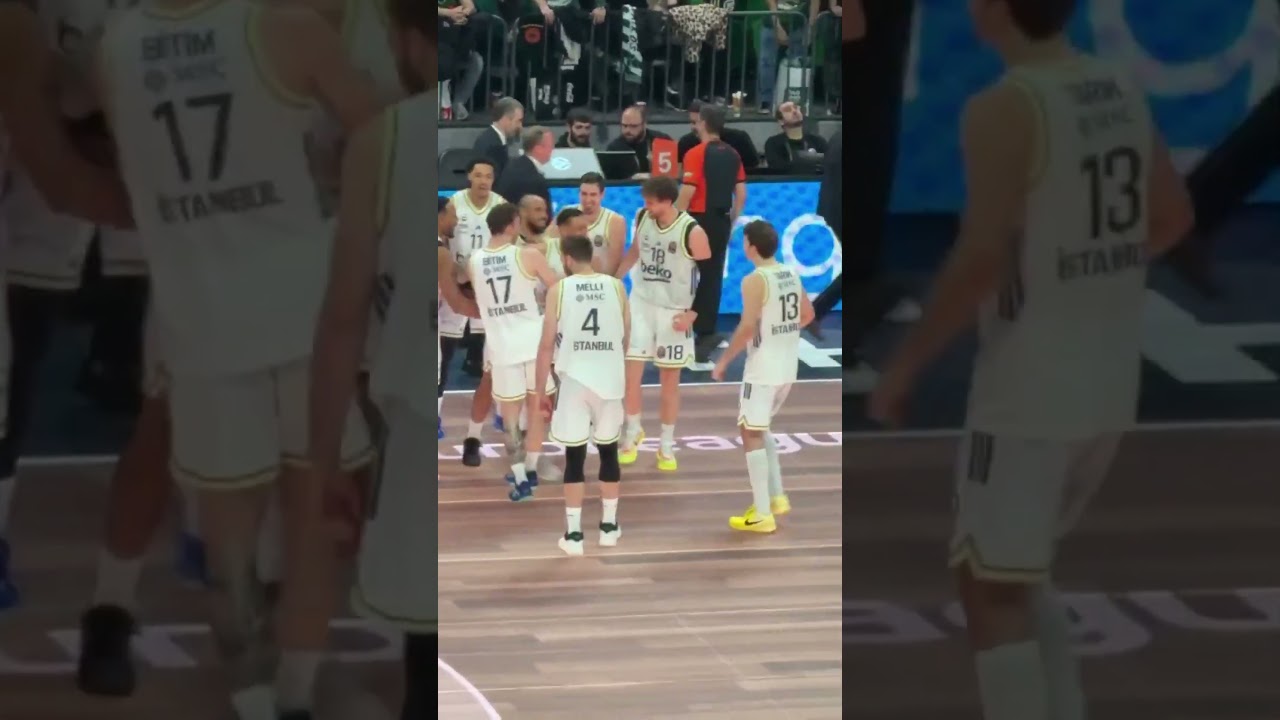 🚨 Mathias Lessort moved AGGRESSIVELY toward Fenerbahce players after Wade Baldwin's buzzer beater