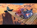 Cars vs suspension bridge 2  beamngdrive  beamng hub