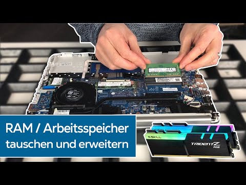 Video: So Erweitern Sie Den Arbeitsspeicher Eines Laptops