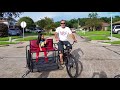 Motorized bicycle with sidecar part 3