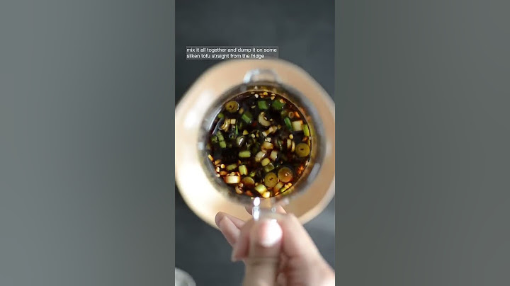 The quickest meal: Spicy Silken Tofu