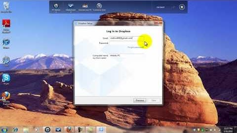 How to setup Dropbox