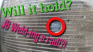 How to JB Weld a Leaking Radiator