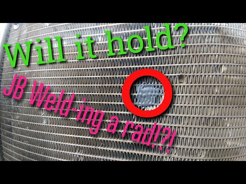 Vídeo: Es pot utilitzar JB Weld per arreglar un radiador?