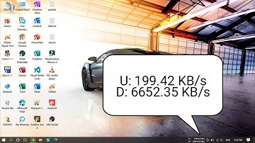 How to see internet speed in Windows Taskbar (windows 7/8/8.1/10/11) | TechieGopal