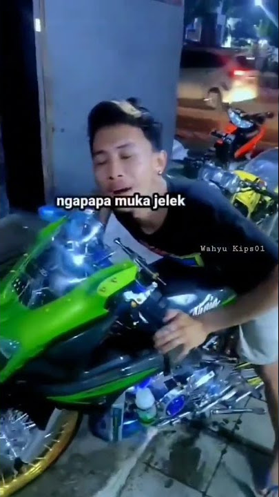 Modifikasi ninja rr new warna hijau simpel paket ganteng #ninjarr #shorts