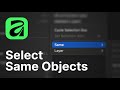 How to Select Similar Layers in Affinity 3