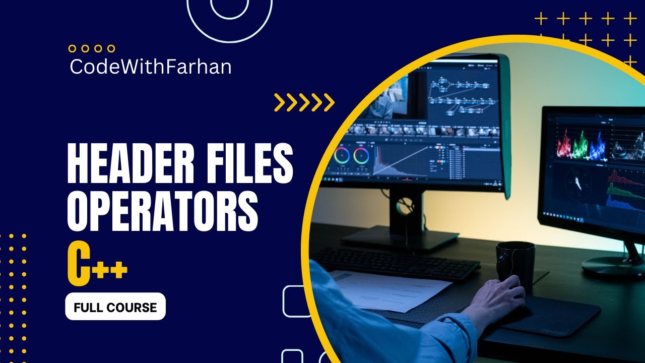 C++ Header files & Operators || C++ Tutorials for Beginners #6 ...