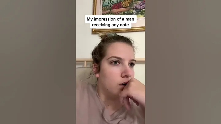 My impression of a man receiving a note | Kendahl Landreth