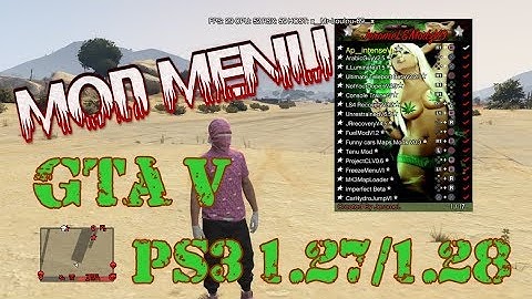 MOD MENU GTA V PS3 1.27/1.28 DEX/CEX BLES/BLUS +DOWNLOAD
