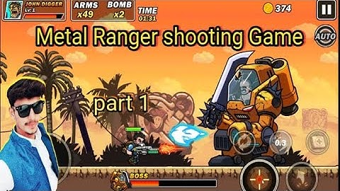 Metal Ranger shooting gameplay walkthrough part 1 #SmartGamerVlogs