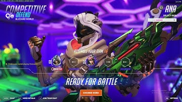 Overwatch 2: Ana Open Queue 12.9k Healing, 3.1k Healing prevented